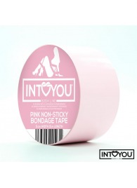 Розовый скотч для фиксации Non-Sticky Bondage Tape - 15 м. - Intoyou - купить с доставкой в Рязани