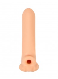 Телесный фаллоудлинитель Titan - 16,5 см. - Lola Games - в Рязани купить с доставкой