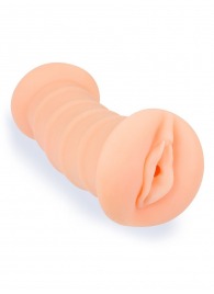 Телесный двусторонний мастурбатор с вибропулей и эрекционными кольцами в комплекте - Sexy Girl - в Рязани купить с доставкой