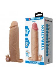 Телесная насадка на пенис Xerxes - 22 см. - Baile - в Рязани купить с доставкой