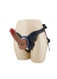 Поясной страпон Wells: трусики в форме бабочки и фаллоимитатор-насадка - Baile - купить с доставкой в Рязани