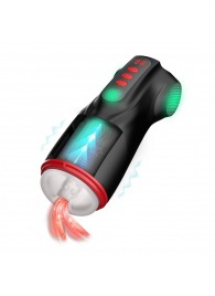 Интерактивный мастурбатор Raven с вакуумом, вибрацией и подсветкой - Shots Media BV - в Рязани купить с доставкой