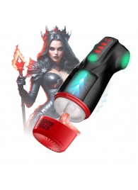 Интерактивный мастурбатор Raven с вакуумом, вибрацией и подсветкой - Shots Media BV - в Рязани купить с доставкой