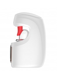 Белый мастурбатор с язычком и возвратно-поступательными движениями - Secwell - в Рязани купить с доставкой