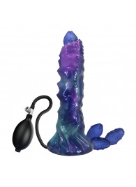 Фиолетовый яйцеродящий фаллоимитатор Duskwalker Sentinal на присоске - 22,4 см. - Baile - купить с доставкой в Рязани