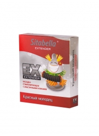 Стимулирующая насадка Sitabella Extender  Красный молодец - Sitabella - купить с доставкой в Рязани
