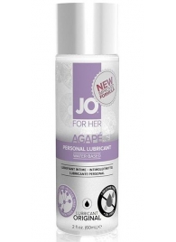 Лубрикант на водной основе для женщин JO AGAPE LUBRICANT ORIGINAL - 60 мл. - System JO - купить с доставкой в Рязани