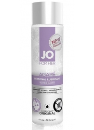 Женский лубрикант на водной основе JO AGAPE LUBRICANT ORIGINAL - 120 мл. - System JO - купить с доставкой в Рязани