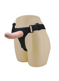 Реалистичный страпон-фаллоимитатор на трусиках Ultra Passionate Harness - 15 см. - Baile - купить с доставкой в Рязани