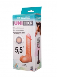 Фаллическая насадка Харнесс UNICOCK 5,5  - 17 см. - LOVETOY (А-Полимер) - купить с доставкой в Рязани
