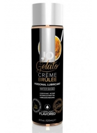 Лубрикант с ароматом крем-брюле JO GELATO CREME BRULEE - 120 мл. - System JO - купить с доставкой в Рязани