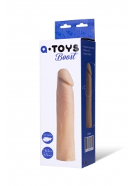 Реалистичная насадка с ярко выраженной головкой - 16,5 см. - A-toys - в Рязани купить с доставкой