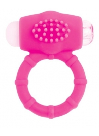 Розовое эрекционное виброкольцо A-toys - A-toys - в Рязани купить с доставкой