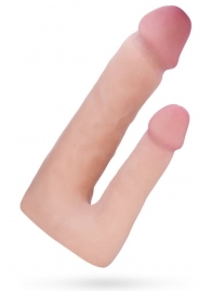 Поясной страпон с насадкой для двойного проникновения - 16 см. - ToyFa - купить с доставкой в Рязани