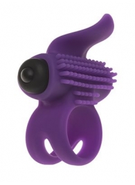 Эрекционное кольцо с подхватом мошонки и стимуляцией клитора Bullet Lastic Ring - Adrien Lastic - в Рязани купить с доставкой