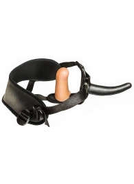 Женский страпон с вагинальной пробкой Woman Strap - 12 см. - LOVETOY (А-Полимер) - купить с доставкой в Рязани