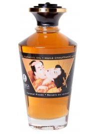 Массажное интимное масло с ароматом карамели - 100 мл. - Shunga - купить с доставкой в Рязани