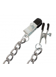 Металлические зажимы на соски Kette mit Klemmen с соединительной цепочкой - Orion - купить с доставкой в Рязани