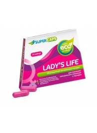 Возбуждающие капсулы Ladys Life - 14 капсул (0,35 гр.) - SuperCaps - купить с доставкой в Рязани