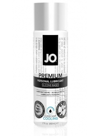 Охлаждающий лубрикант на силиконовой основе JO Personal Premium Lubricant Cooling - 60 мл. - System JO - купить с доставкой в Рязани
