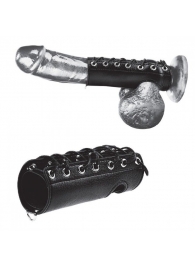 Сбруя на член на шнуровке 5  Cock Sheath - BlueLine - купить с доставкой в Рязани