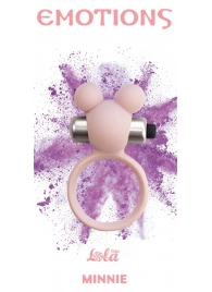 Розовое эрекционное виброколечко Emotions Minnie Light pink - Lola Games - в Рязани купить с доставкой