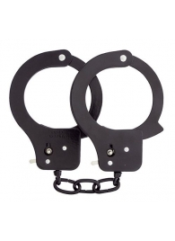 Чёрные наручники из листового металла BONDX METAL CUFFS BLACK - Dream Toys - купить с доставкой в Рязани