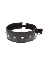 Полиуретановый ошейник с пуклями Collar with Studs - Blush Novelties - купить с доставкой в Рязани