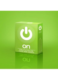 Цветные ароматизированные презервативы ON) Fruit   Color - 3 шт. - ON) - купить с доставкой в Рязани