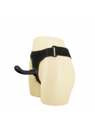 Страпон с изогнутой головкой Ultra Harness Curvy Dildo - 15,8 см. - Baile - купить с доставкой в Рязани