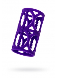 Фиолетовая насадка-сетка на член - A-toys - в Рязани купить с доставкой