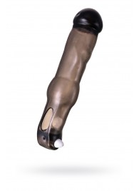 Закрытая фаллическая насадка на пенис с кольцом для фиксации  вибропулей - ToyFa - в Рязани купить с доставкой