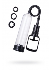 Вакуумная помпа A-toys с уплотнителем и эрекционными кольцами - A-toys - в Рязани купить с доставкой