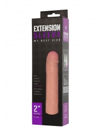 Насадка-удлинитель Extension sleeve телесного цвета - 18,5 см. - Sitabella - в Рязани купить с доставкой