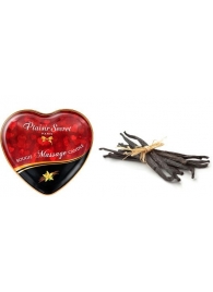 Массажная свеча с ароматом ванили Bougie Massage Candle - 35 мл. - Plaisir Secret - купить с доставкой в Рязани