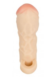 Закрытая удлиняющая насадка на пенис с подхватом мошонки T B Extension - Orion - в Рязани купить с доставкой