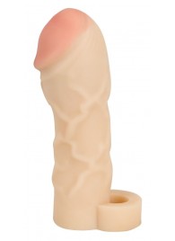 Закрытая удлиняющая насадка на пенис с подхватом мошонки T B Extension - Orion - в Рязани купить с доставкой