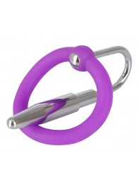 Уретральный плаг с силиконовым кольцом под головку Penis Plug - Orion - купить с доставкой в Рязани