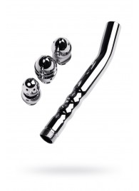 Металлический анальный душ с тремя насадками - ToyFa - купить с доставкой в Рязани