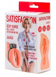 Мастурбатор с виброкольцом Satisfaction Magazine Nurse - Lola Games - в Рязани купить с доставкой