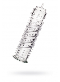 Прозрачная насадка на пенис TOYFA A-Toys - 15,5 см. - A-toys - в Рязани купить с доставкой