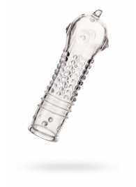 Прозрачная закрытая насадка на пенис TOYFA A-Toys - 14,7 см. - A-toys - в Рязани купить с доставкой