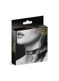 Узенький ошейник из полиуретана с кольцом - Bijoux Pour Toi - купить с доставкой в Рязани