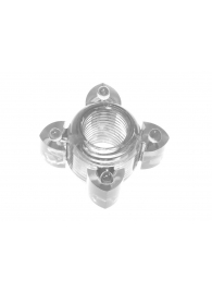 Прозрачное эрекционное кольцо Rings Screw - Lola Games - в Рязани купить с доставкой