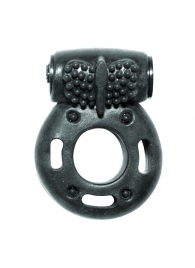 Черное эрекционное кольцо с вибрацией Rings Axle-pin - Lola Games - в Рязани купить с доставкой
