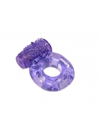 Фиолетовое эрекционное кольцо с вибрацией Rings Axle-pin - Lola Games - в Рязани купить с доставкой