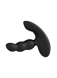 Черный силиконовый стимулятор простаты Levett Nitoc с пультом ДУ - Levett - в Рязани купить с доставкой