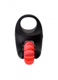 Чёрно-красное эрекционное виброкольцо Erotist - Erotist Adult Toys - в Рязани купить с доставкой