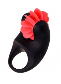 Чёрно-красное эрекционное виброкольцо Erotist - Erotist Adult Toys - в Рязани купить с доставкой