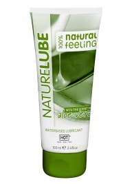 Лубрикант на водной основе NatureLube с алоэ вера - 100 мл. - HOT - купить с доставкой в Рязани